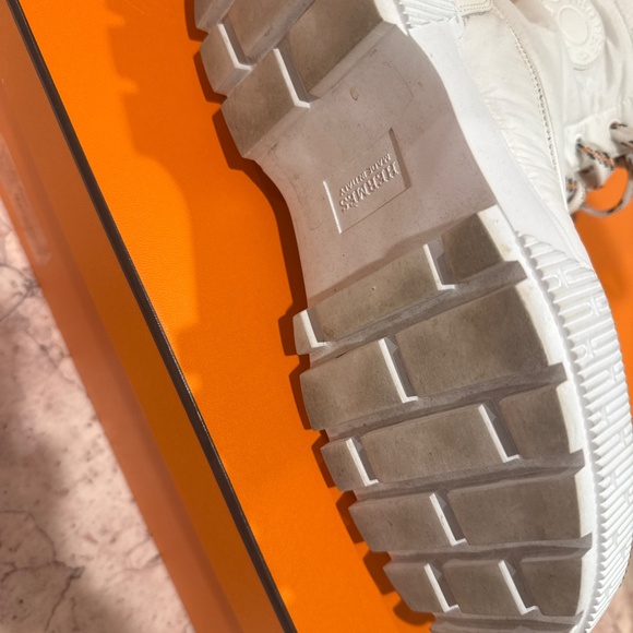 Hermes Boots Booties Size 6. White Womens Designer Shoes - Picture 3 of 3